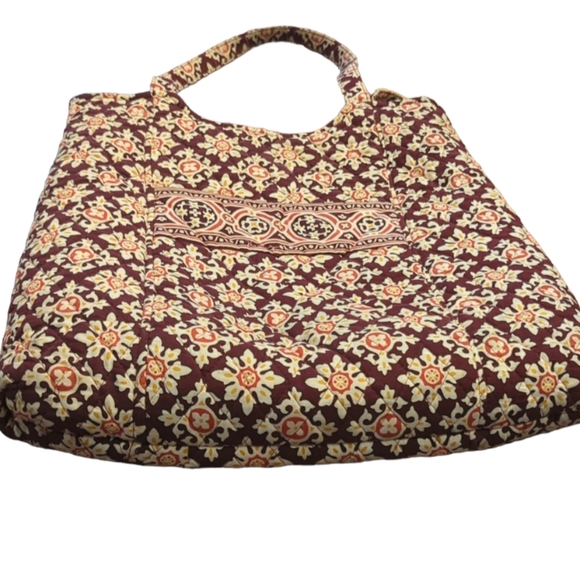 Vera Bradley Medallion Snap Closure Tote - Picture 3 of 7